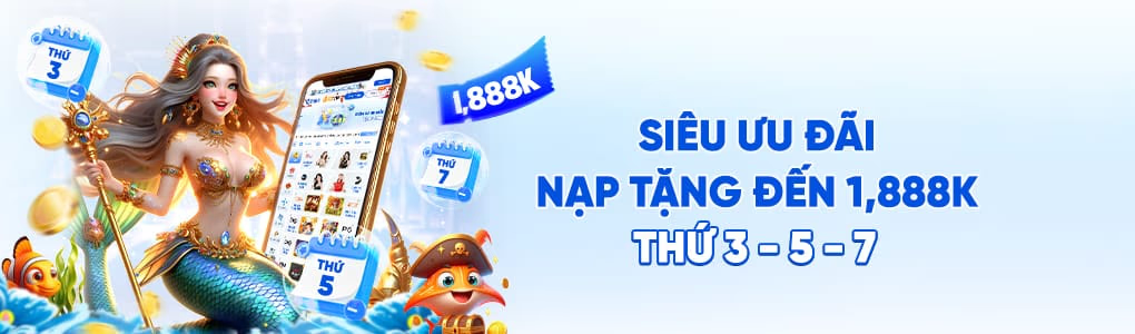 siêu ưu đãi nạp tặng 3 5 7